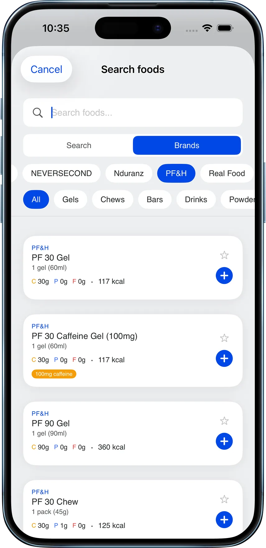 Add sports nutrition to your ride