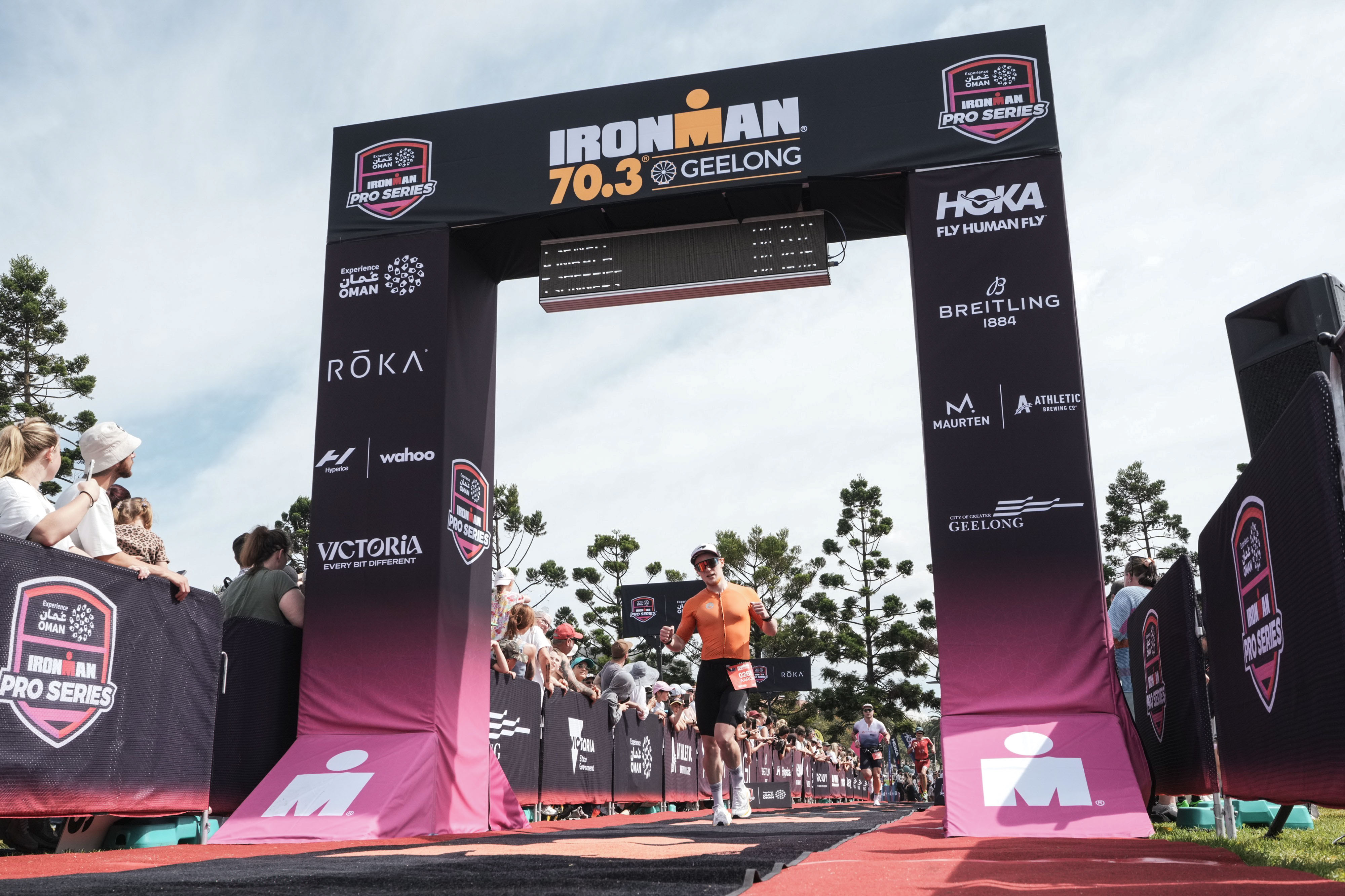 Aaron Imbach racing IRONMAN 70.3 Geelong 2026