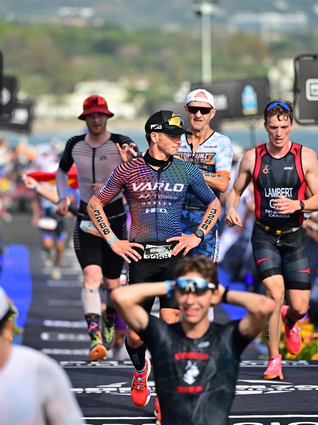 Justin Spence racing 70.3 World Championships