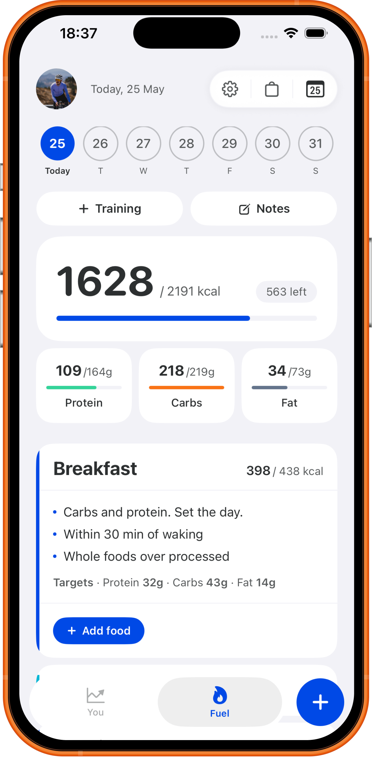 You tab overview