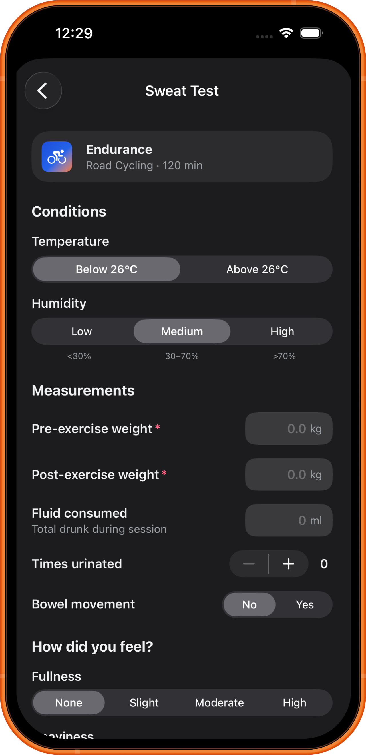 M0VE sweat test, personal sweat rate, sodium loss, fluid targets